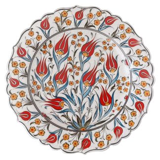 Seraturq-Turkish-Iznik-Ceramic-Wall-Plate-B