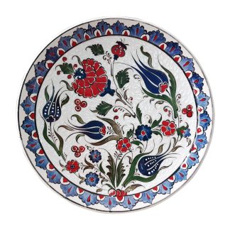 Seraturq-Turkish-Iznik-Ceramic-Wall-Plate-I